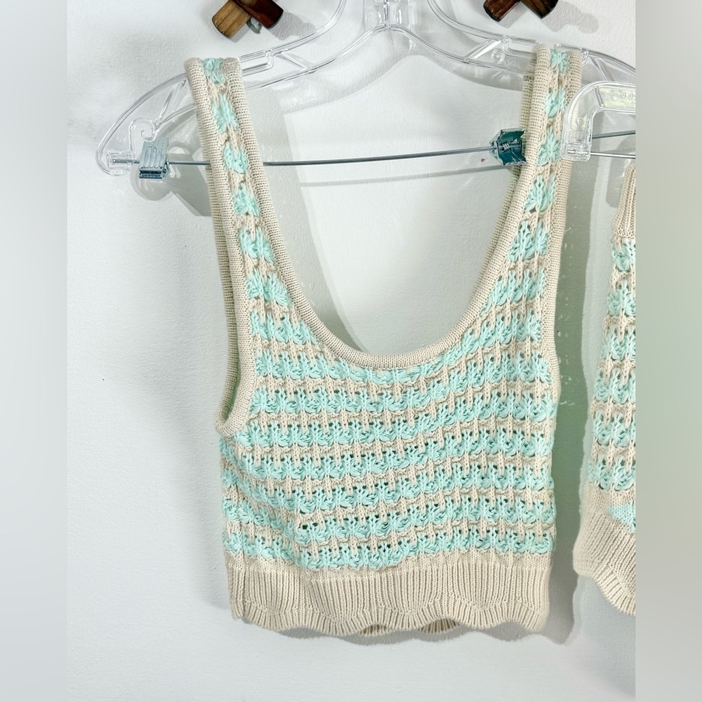 BB Dakota by Steve Madden Crochet crop tank and short shorts NWT size XS - Picture 10 of 12